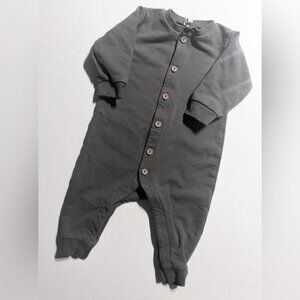 Quincy Mae fleece jumpsuit in Dark Sea